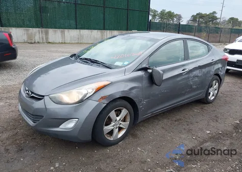 2012 Hyundai Elantra Gls z USA, uszkodzony, nr VIN 5NPDH4AE4CH062827